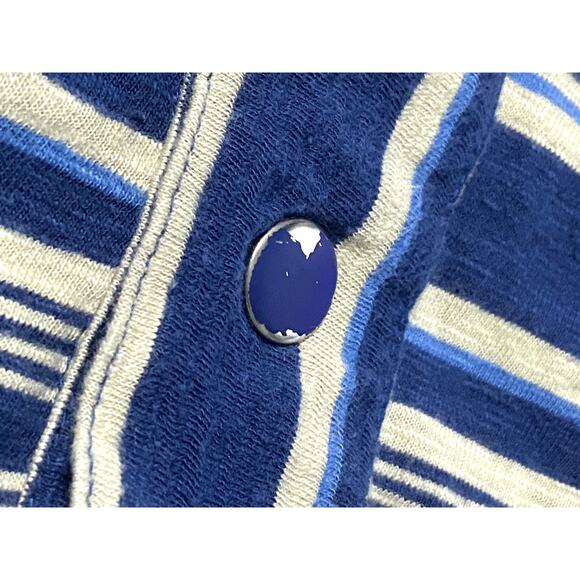 Lucky Brand Snap Button Jacket Hoodie Sweatshirt Mens M Athleisure Boho Casual - Picture 8 of 8